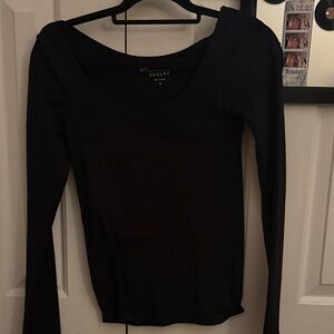 Aeropostale Women's Black Long Sleeve Tee